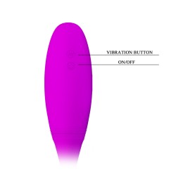 Двусторонний гибкий вибратор Snaky Vibe - 60 см.