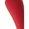 Красно-черный двусторонний вибромассажер Black&Red - 21 см.
