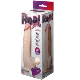 Телесный вибратор-гигант Real Bomb - 26 см.