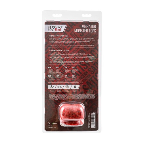 Силиконовый вибратор Monster Tops - 27 см.