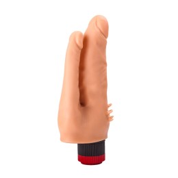 Анально-вагинальный вибромассажёр с шипами для массажа клитора - 17 см.