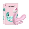 Розовый женский тройной вибростимулятор