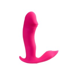 Розовый вибромассажер с голосовым управлением Tilly