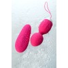 Розовые виброшарики TELLA с пультом-стимулятором