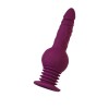 Фиолетовая мини-машина для секса Striker с пультом ДУ - 23,5 см.