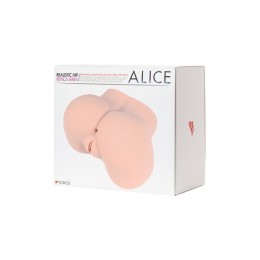 Мастурбатор-полуторс Alice с вибрацией и ротацией