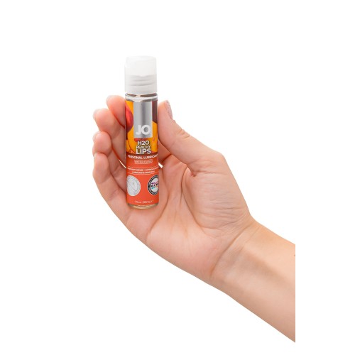 Лубрикант с ароматом персика JO Flavored Peachy Lips - 30 мл.