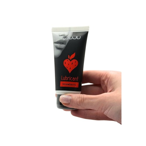 Съедобный лубрикант JUJU Strawberry с ароматом клубники - 50 мл.