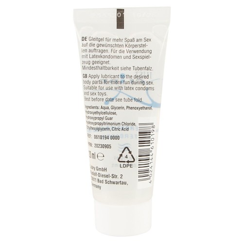 Гель-смазка на водной основе Just Glide - 20 мл.