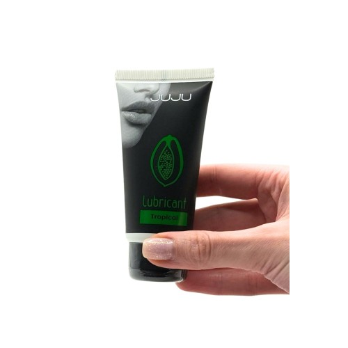 Съедобный лубрикант JUJU Tropical с ароматом тропических фруктов - 50 мл.