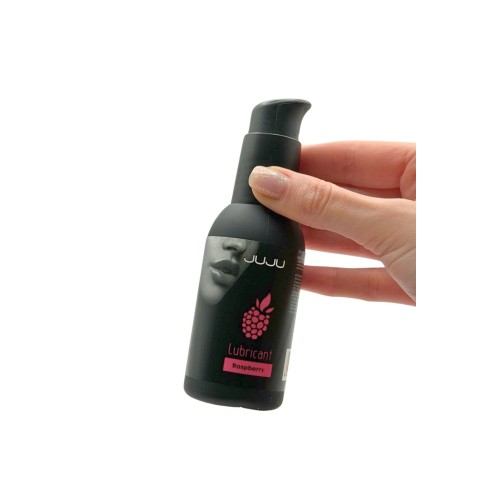 Съедобный лубрикант JUJU Raspberry с ароматом малины - 100 мл.