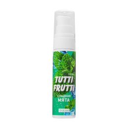 Гель-смазка Tutti-Frutti со вкусом сладкой мяты - 30 гр.
