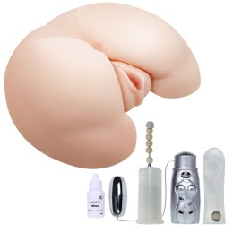 Вибрирующий мастурбатор-попка с ротацией и пультом управления