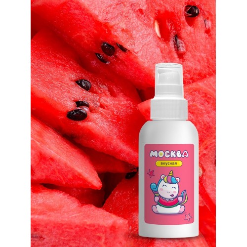 Универсальная смазка с ароматом арбуза  Москва Вкусная  - 100 мл.