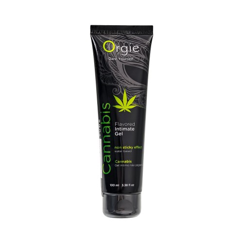 Интимный гель на водной основе Orgie Lube Tube Cannabis - 100 мл.