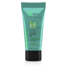 Съедобный интимный гель Orgie Lube Tube Cocktail Caipirinha - 50 мл.