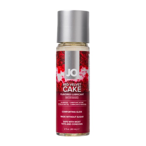 Лубрикант на водной основе JO H2O Red Velvet Cake Flavored Lubricant - 60 мл.