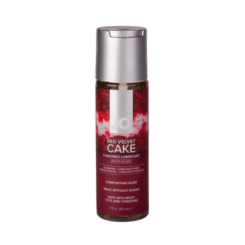 Лубрикант на водной основе JO H2O Red Velvet Cake Flavored Lubricant - 60 мл.