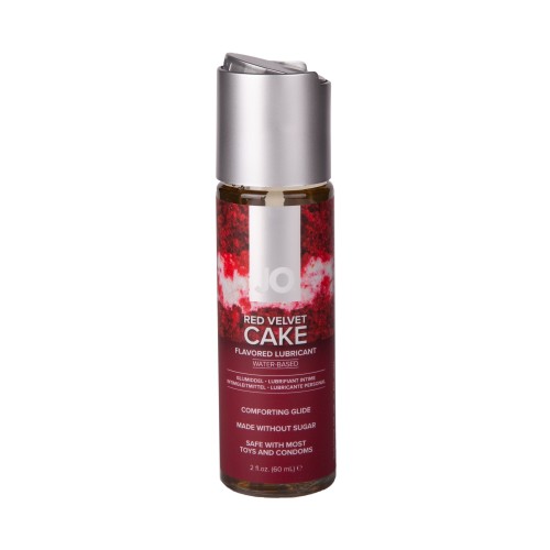Лубрикант на водной основе JO H2O Red Velvet Cake Flavored Lubricant - 60 мл.