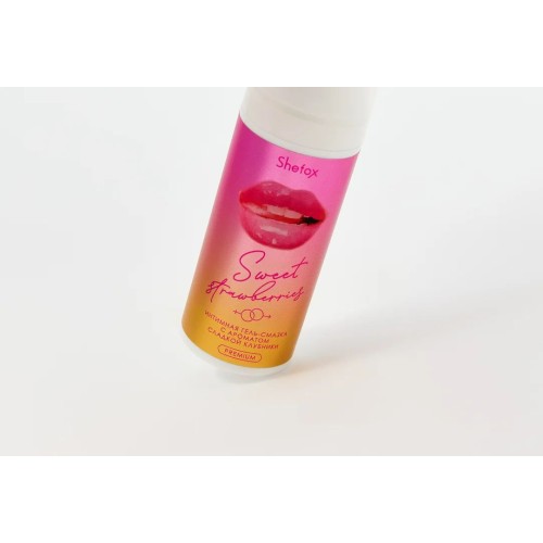 Интимная гель-смазка Shefox Premium «Сладкая клубника» - 50 мл.