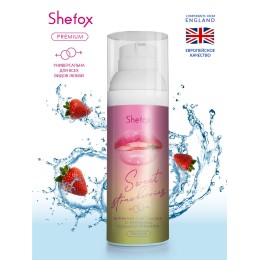 Интимная гель-смазка Shefox Premium «Сладкая клубника» - 50 мл.