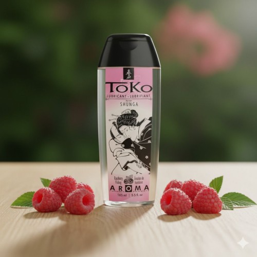 Интимная смазка TOKO Aroma Raspberry Feeling с ароматом малины - 165 мл.
