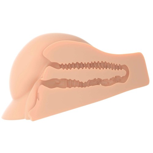 Телесный мастурбатор-полуторс Perfect Ass Masturbator