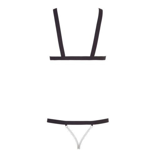 Эластичное боди с цепочками Bad Kitty Strap Body