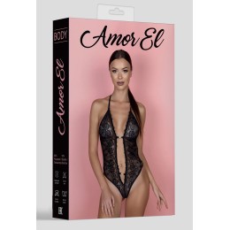 Чарующее боди с металлическими перемычками