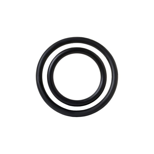 Страпон с 2 насадками и вибрацией UniStrap - 19 и 12 см.