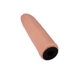 Насадка-фаллоимитатор на кожаных трусиках Harness Ultra Realistic 7  - 18 см.