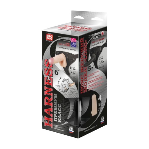 Женский пояс-трусики c 2 насадками