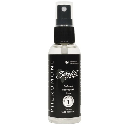 Мужской парфюмированный спрей с феромонами Sexy Life №1 - 50 мл.