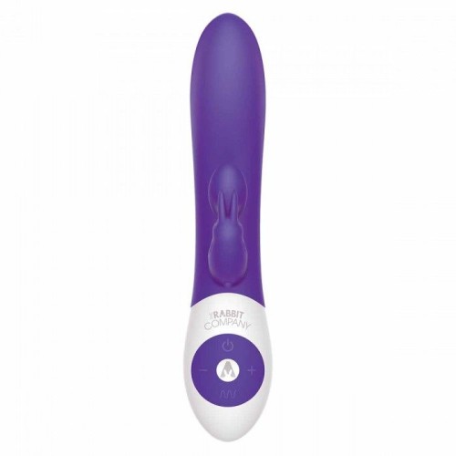 Фиолетовый вибратор The Kissing Rabbit