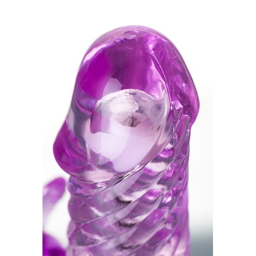 Фиолетовый вибратор High-Tech fantasy - 22,5 см.