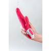 Ярко-розовый вибратор  Satisfyer Mr. Rabbit с клиторальным отростком - 22,1 см.