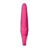 Ярко-розовый вибратор  Satisfyer Mr. Rabbit с клиторальным отростком - 22,1 см.
