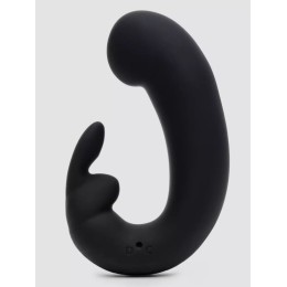 Черный мини-вибратор  кролик  Sensation Rechargeable G-Spot Rabbit Vibrator - 11,4 см.