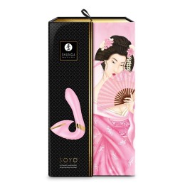 Розовый вибростимулятор SOYO - 17 см.