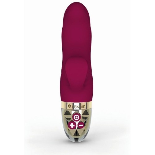 Ярко-розовый вибратор-кролик Hop Hop Bob - 16 см.