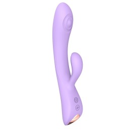 Сиреневый вибратор-кролик Bunny & Clyde - 22,5 см.