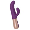 Фиолетовый вибратор-кролик Sassy Bunny - 21 см.