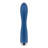Синий вибратор-кролик с ротацией Spinning Rabbit 1 - 20 см.