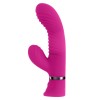 Розовый вибростимулятор-кролик Next Wave - 16,3 см.