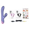 Сиреневый вибратор Romp Pulse с бесконтактной клиторальной стимуляцией - 22 см.