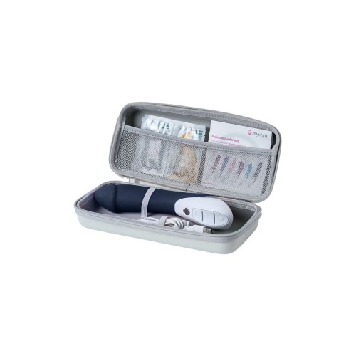 Темно-синий вибратор Mystim Terrific Truman - 27 см.