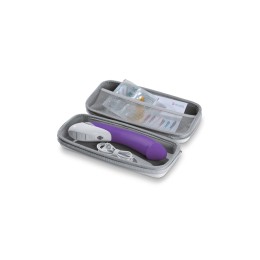 Фиолетовый вибратор Mystim Terrific Truman - 27 см.