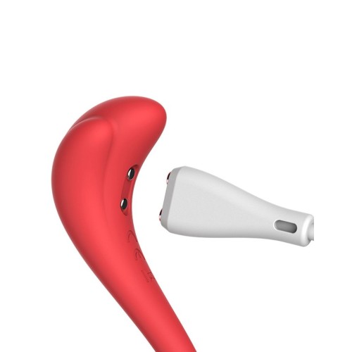 Красный интерактивный вибромассажер Phoenix Neo