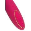 Ярко-розовый вибратор-кролик с вакуум-волновой стимуляцией Enila - 23 см.