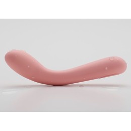 Розовый изогнутый вибратор Iroha Mai Toki - 17,4 см.